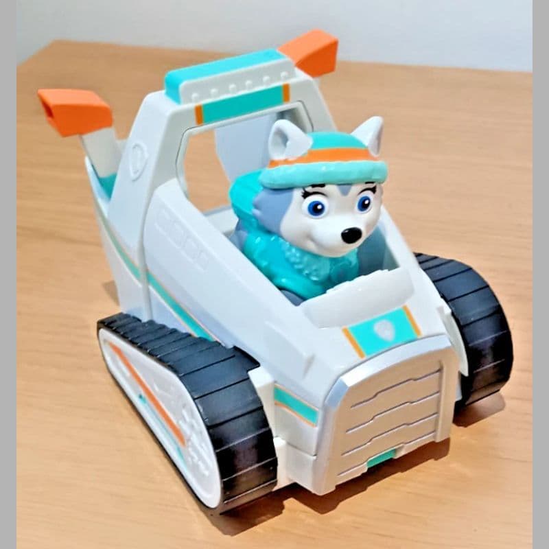 PAW Patrol Everest Rescue Snow Plow Car with Figure VGC