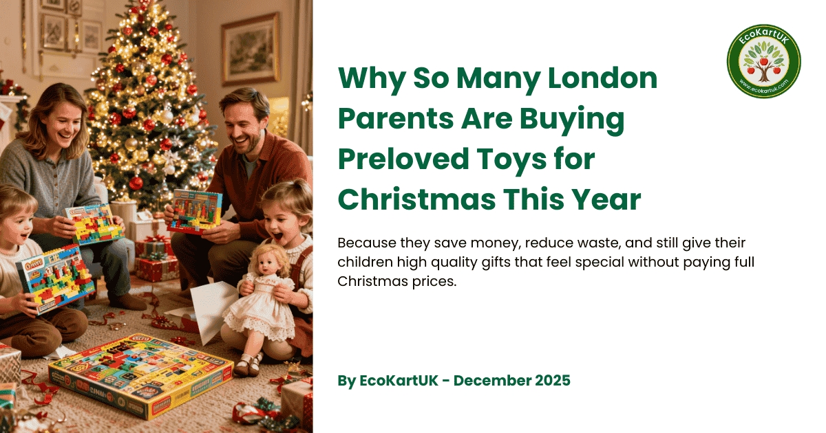 Why So Many London Parents Are Buying Preloved Toys for Christmas This Year
