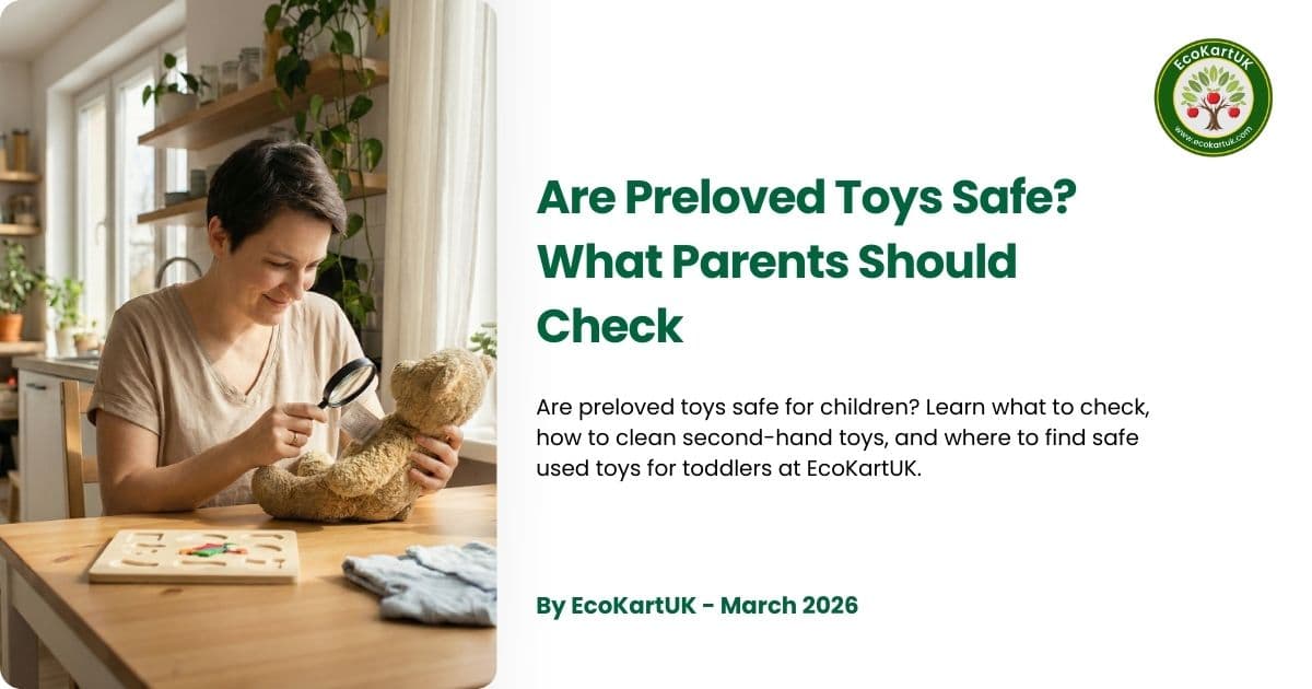 Are Preloved Toys Safe for Children? What Parents Should Check