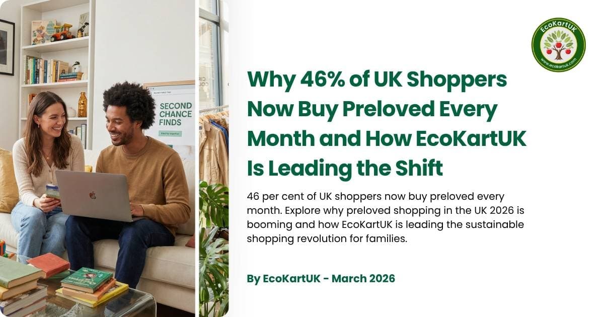 Why 46% of UK Shoppers Now Buy Preloved Every Month and How EcoKartUK Is Leading the Shift