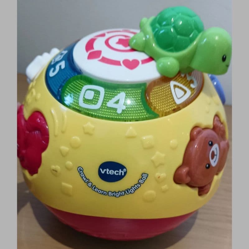 VTech Grow & Learn Bright Lights Ball – Educational Toy-Very Good Condition