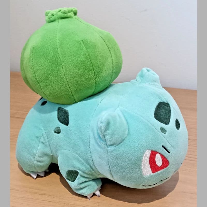 Pokémon Bulbasaur plush stuffed animal toy - Small - Blue & Green - VGC
